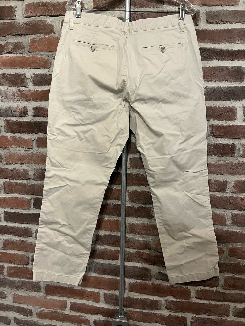 Bonobos Men's Chinos in Light Cream - Picture 6 of 13